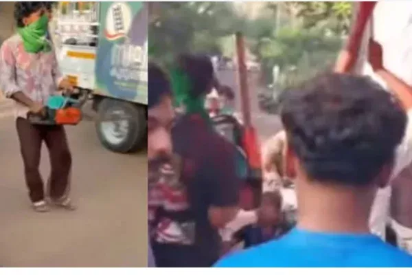 മലപ്പുറം തെന്നലയിൽ കൊട്ടിക്കലാശത്തിൽ യുഡിഎഫ് പ്രവർത്തകർ എത്തിയത് മരംമുറിക്കുന്ന യന്ത്രവാൾ കൊണ്ട്; പരാതി നൽകാനൊരുങ്ങി സിപിഎം പ്രവർത്തകർ
